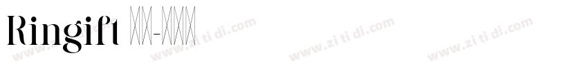 Ringift 常规字体转换